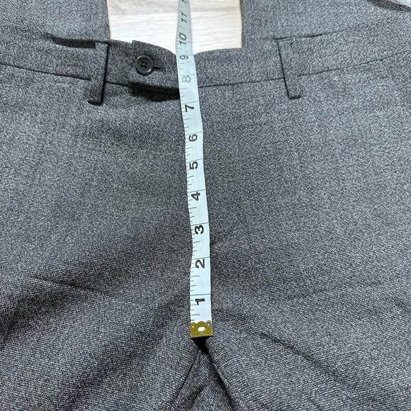 John Varvatos NWT 100% Virgin Wool Gray Trousers Size 44R US 28/29 Non Tailored - Picture 8 of 9